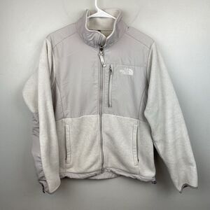 North Face Jacket Women's m gray Denali fleece‎ spring light warm polartec